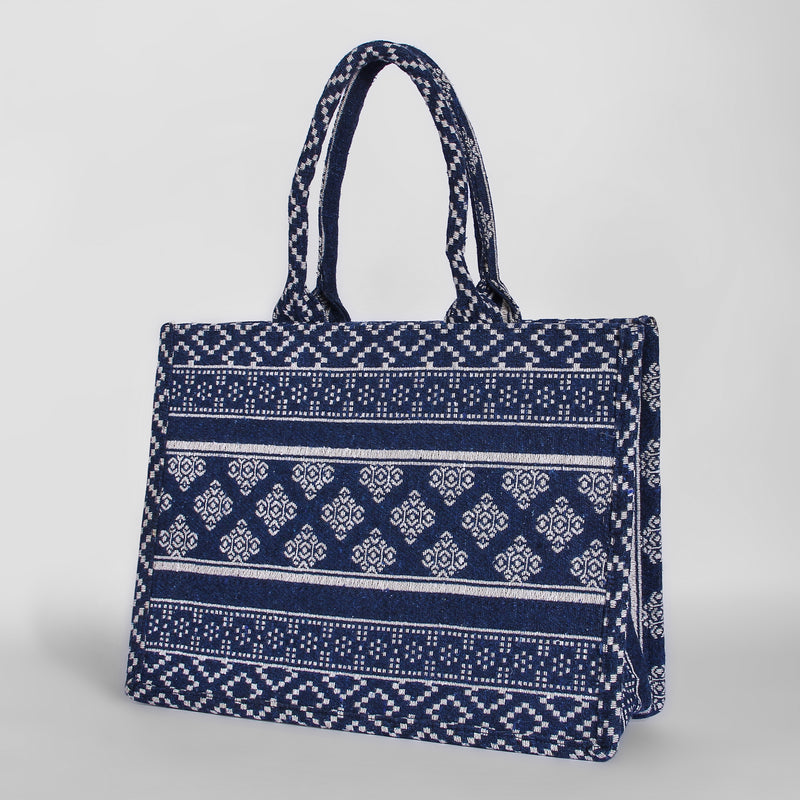 Blue Box Tote Bag