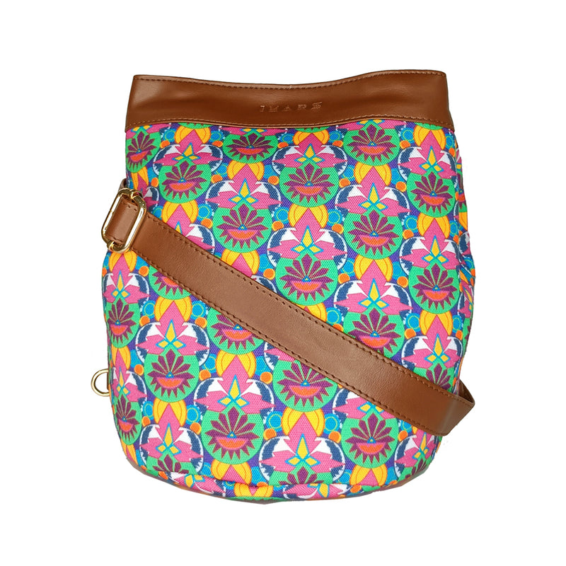 IMARS Urban Tribe Bucket Bag Print- Multi Color