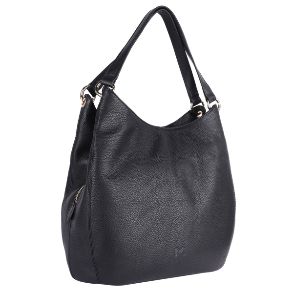 Massi Miliano Women’s Shoulder Bag – Lombardy – Black