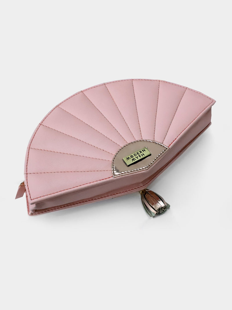 Powder Pink & Rosegold Plain Fan Bag | Modern Myth