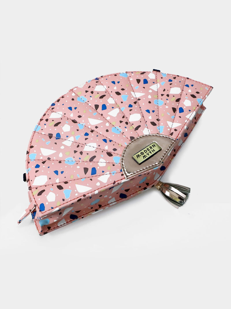 Pink & Rosegold Cookie Multi Print Fan Bag | Modern Myth
